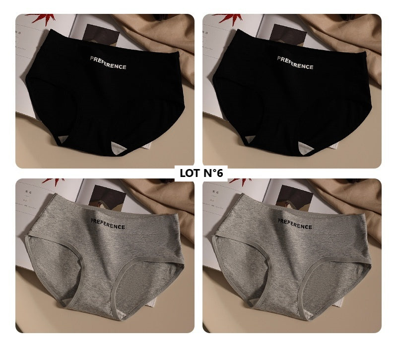 Lot de 4 culottes en coton de qualité Muse sublime
