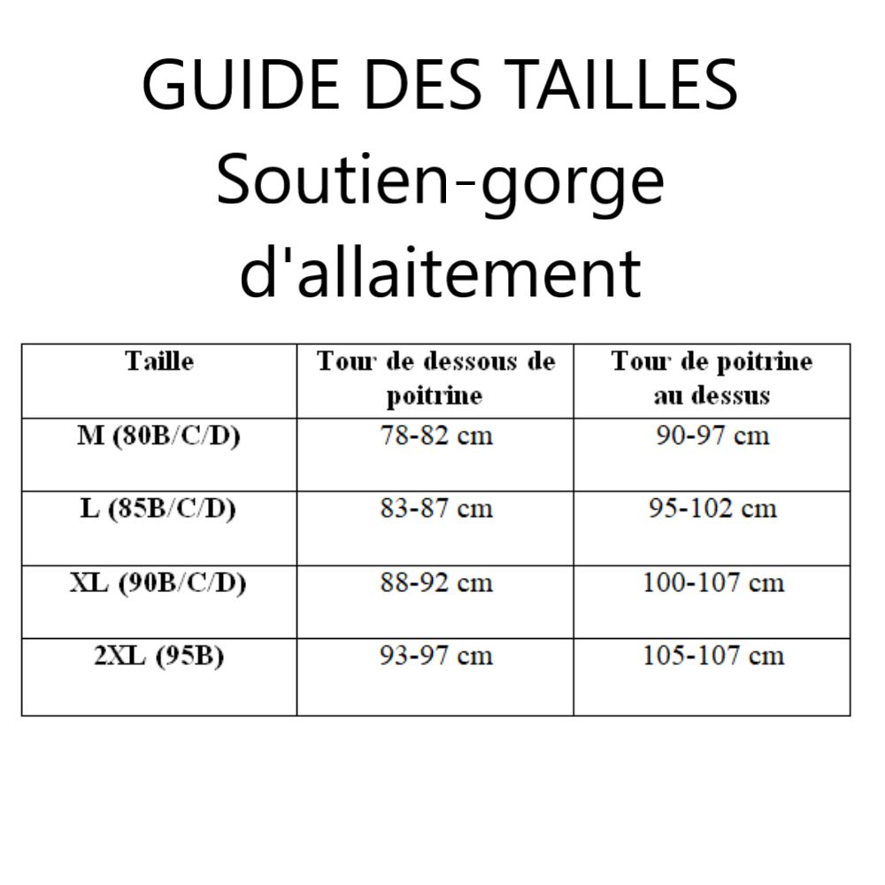 Soutien gorge d'allaitement sans armature Muse sublime