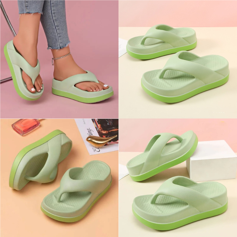 Tongs plateforme anti chocs Muse sublime