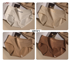Lot de 4 culottes en coton de qualité